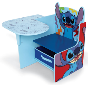 Sedia Scrivania con Contenitore Stitch in Legno - 86640