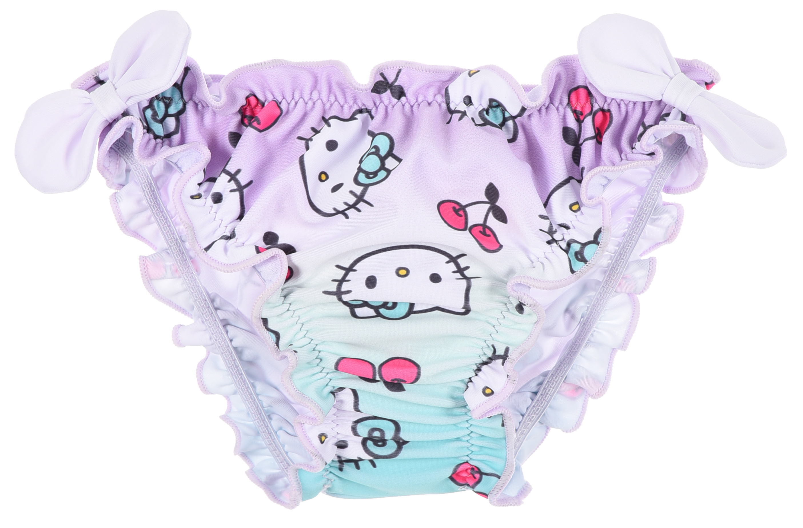Costume da Bagno Hello Kitty Sanrio Modello Slip Mutandina Mare Piscina Neonata - Ez05024lilla