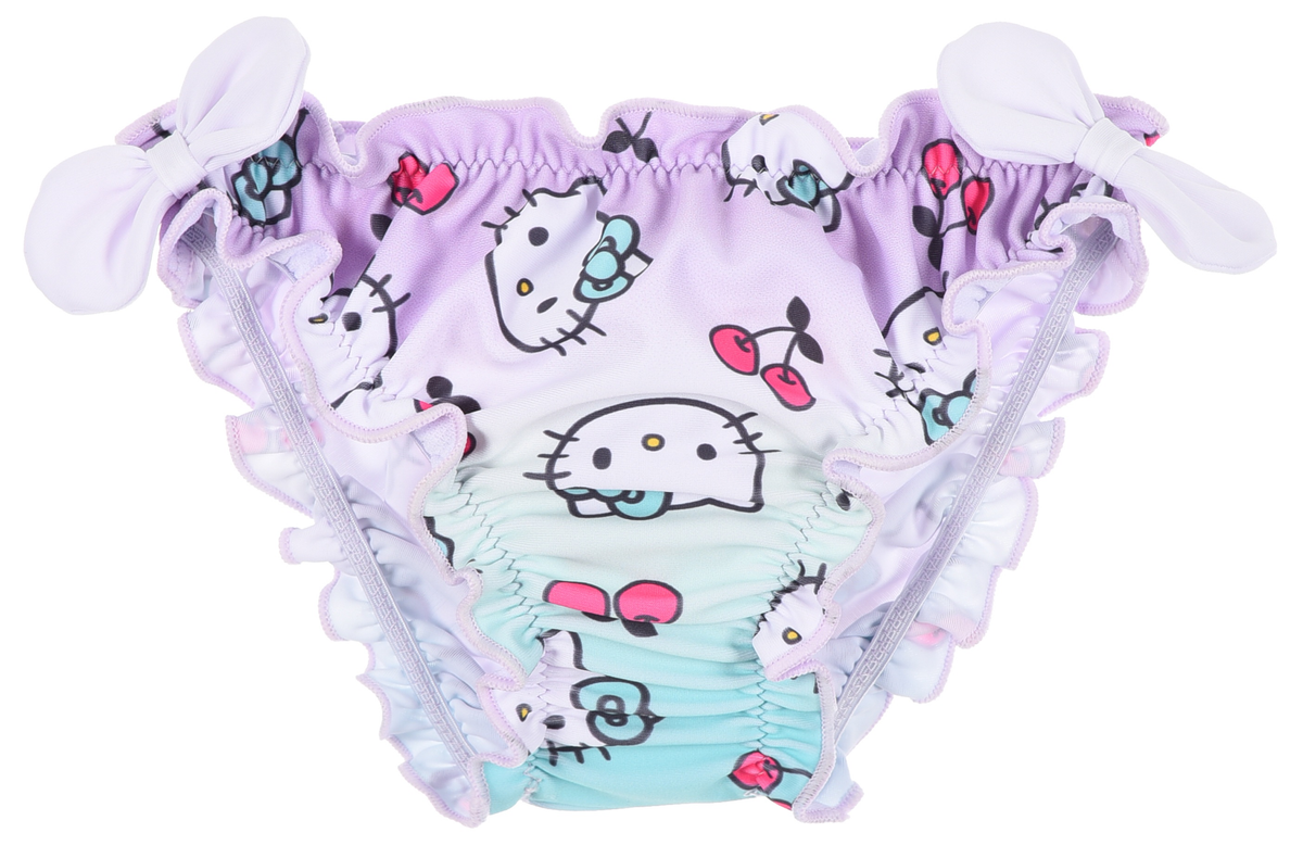 Costume da Bagno Hello Kitty Sanrio Modello Slip Mutandina Mare Piscina Neonata - Ez05024lilla