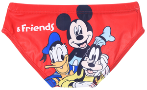 Costume da Bagno Topolino DISNEY Modello Slip Mutandina Mare Piscina Neonato - Ez05017rosso
