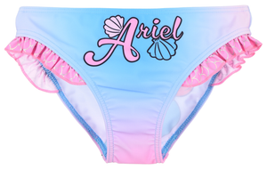 Costume da Bagno la Sirenetta Ariel DISNEY Modello Slip Mutandina Mare Piscina Bambina - Ez18013rosa
