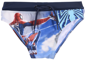 Costume da Bagno MARVEL Spiderman Modello Slip Hi-Tech Mutandina Mare Piscina Bambino - Ez18167blu