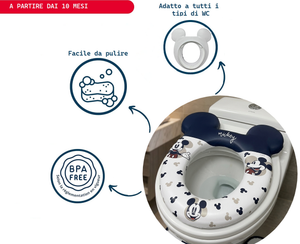 Riduttore Adattatore Wc Vasino Sagomato Bagno Topolino DISNEY - 86187
