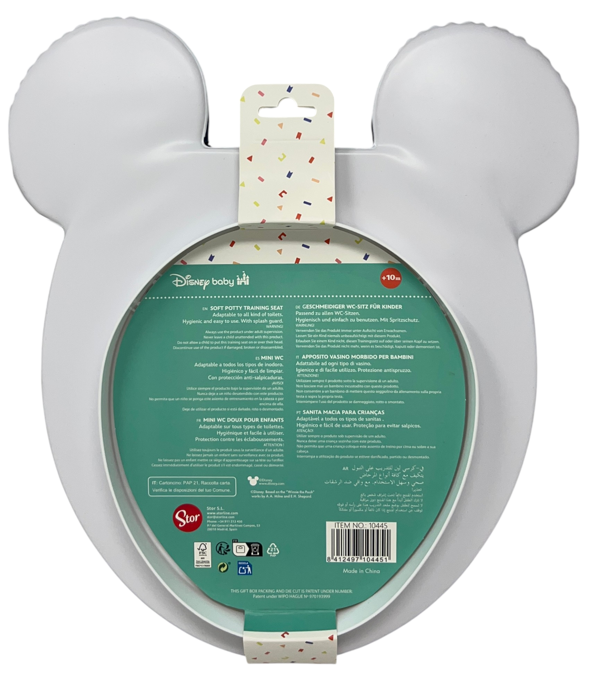 Riduttore Adattatore Wc Vasino Sagomato Bagno Topolino DISNEY - 86187