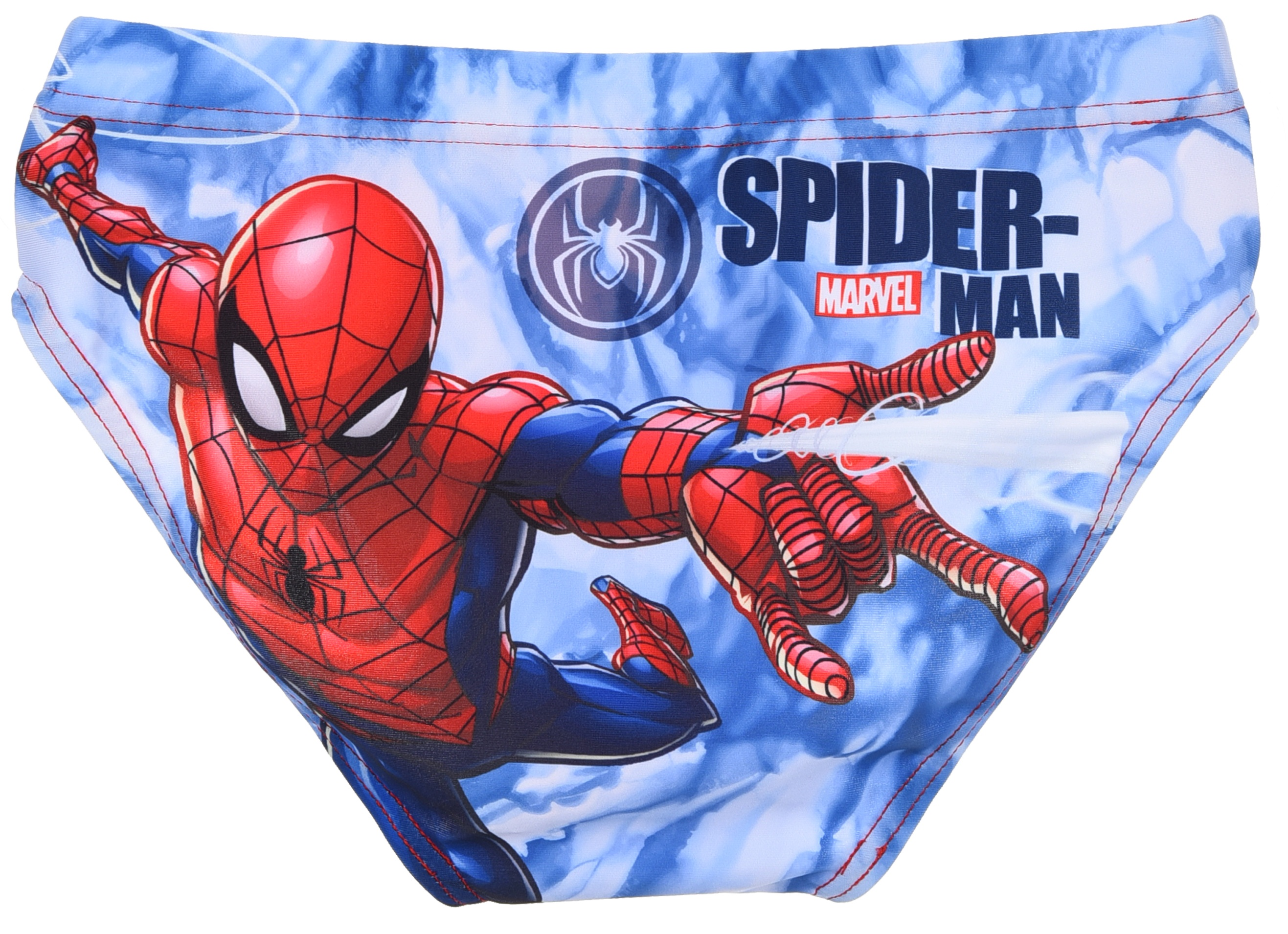 Costume da Bagno MARVEL Spiderman Modello Slip Tie Dye Mutandina Mare Piscina Bambino - Ez18169rosso