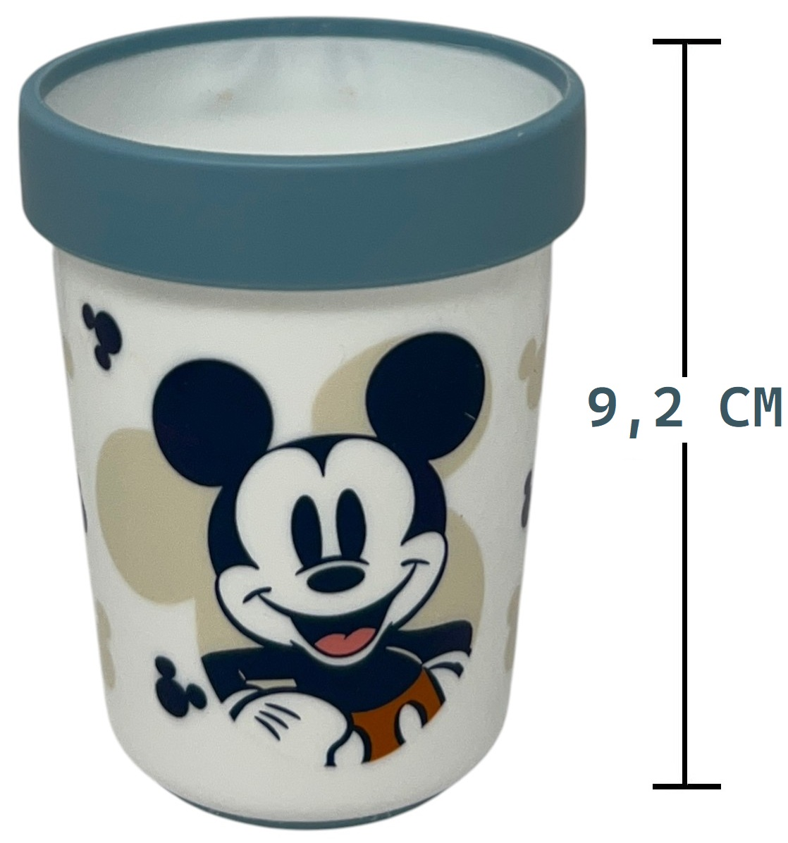 Set Pappa Topolino DISNEY 3 Pezzi Stoviglie in Plastica con Silicone Antiscivolo Adatta Al Microonde- 86667
