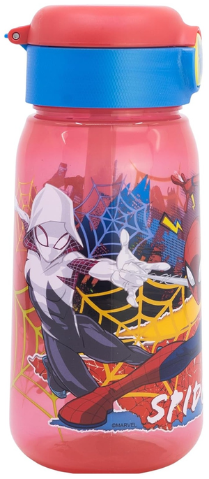 Borraccia Pop-Up Spiderman Bottiglia in Plastica Riutilizzabile 510 Ml - 86673