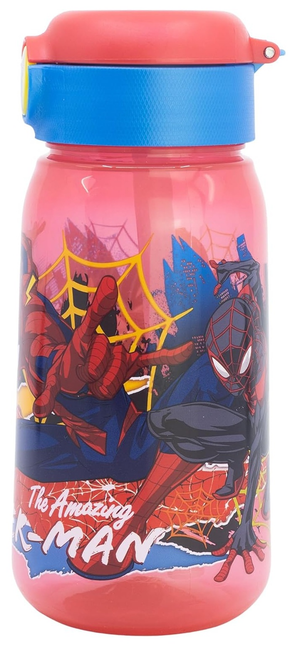 Borraccia Pop-Up Spiderman Bottiglia in Plastica Riutilizzabile 510 Ml - 86673