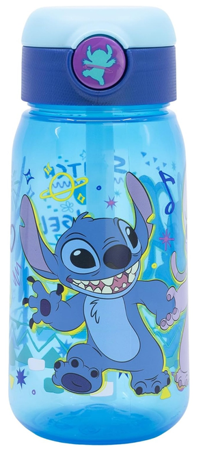 Borraccia Pop-Up Stitch DISNEY Bottiglia in Plastica Riutilizzabile 510 Ml - 86674