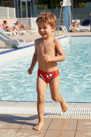 Costume da Bagno Spidey MARVEL Modello Slip Mutandina Mare Piscina Bambino - Ez18199rosso