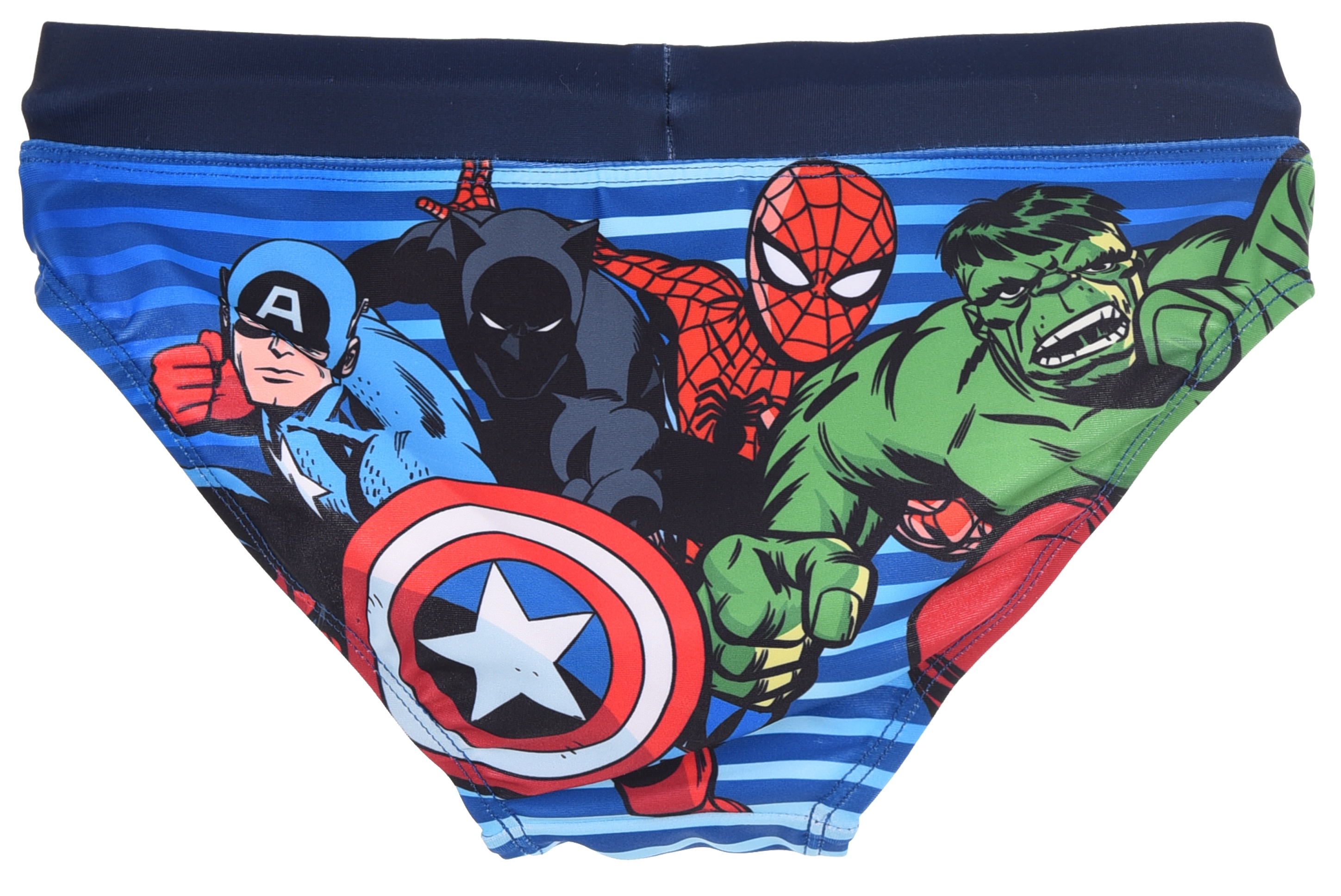 Costume da Bagno Avengers MARVEL Modello Slip Mutandina Mare Piscina Bambino - Ez18185blu