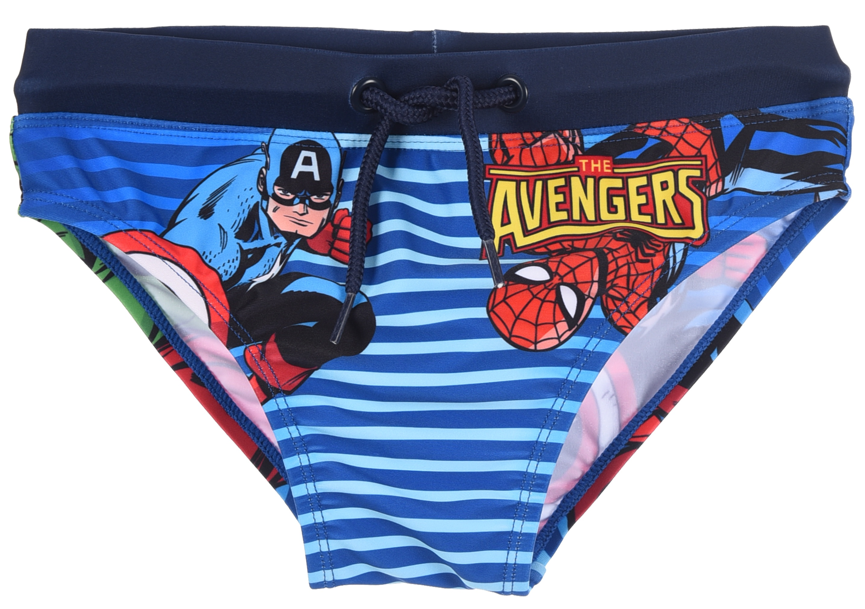 Costume da Bagno Avengers MARVEL Modello Slip Mutandina Mare Piscina Bambino - Ez18185blu