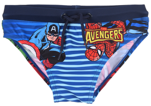 Costume da Bagno Avengers MARVEL Modello Slip Mutandina Mare Piscina Bambino - Ez18185blu