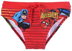Costume da Bagno Avengers MARVEL Modello Slip Mutandina Mare Piscina Bambino - Ez18185rosso