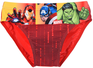 Costume da Bagno MARVEL Avengers Modello Slip Mutandina Mare Piscina Bambino - Ez18186rosso
