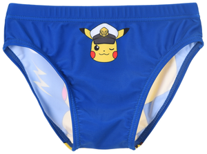 Costume da Bagno Pikachu Pokémon Modello Slip Mutandina Mare Piscina Bambino - Ez18134blu
