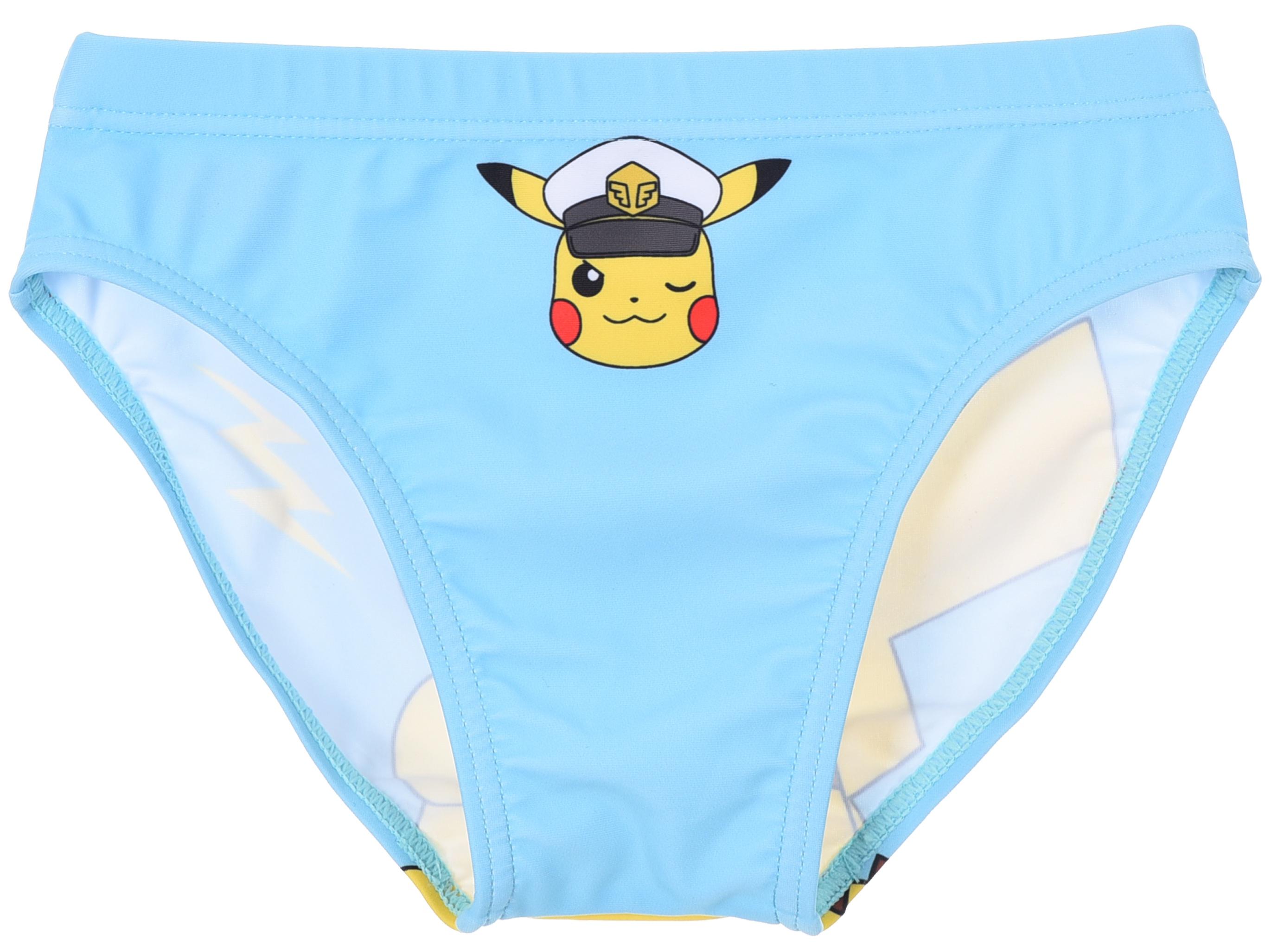 Costume da Bagno Pikachu Pokémon Modello Slip Mutandina Mare Piscina Bambino - Ez18134celeste