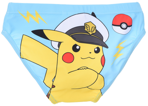 Costume da Bagno Pikachu Pokémon Modello Slip Mutandina Mare Piscina Bambino - Ez18134celeste