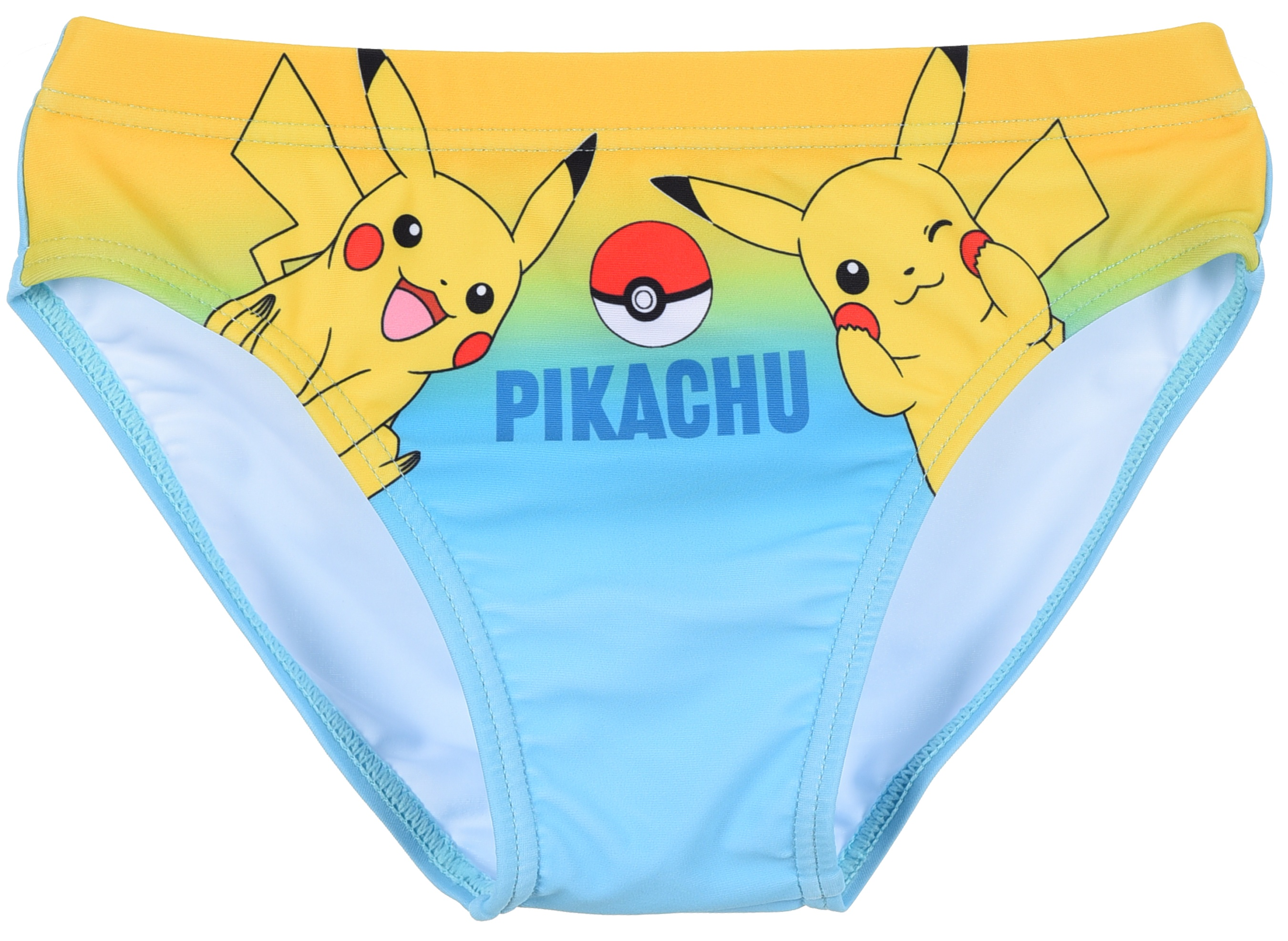 Costume da Bagno Pikachu Pokémon Modello Slip Mutandina Mare Piscina Bambino - Ez18154celeste