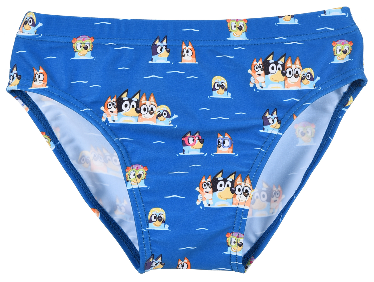 Costume da Bagno Bluey Modello Slip Mutandina Mare Piscina Bambino - Ez18113blu