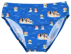 Costume da Bagno Bluey Modello Slip Mutandina Mare Piscina Bambino - Ez18113blu