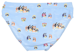Costume da Bagno Bluey Modello Slip Mutandina Mare Piscina Bambino - Ez18113celeste
