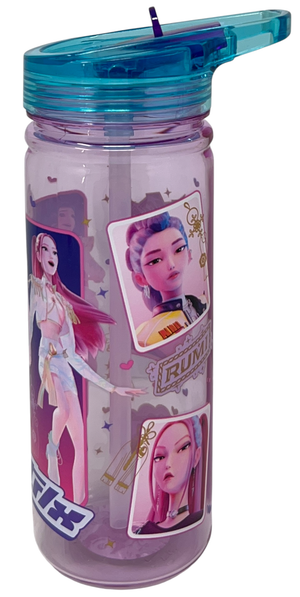 Borraccia Ecozen Huntrix K-Pop Demon Hunters in Tritan Bottiglia con Beccuccio Ripiegabile 580 Ml -86823