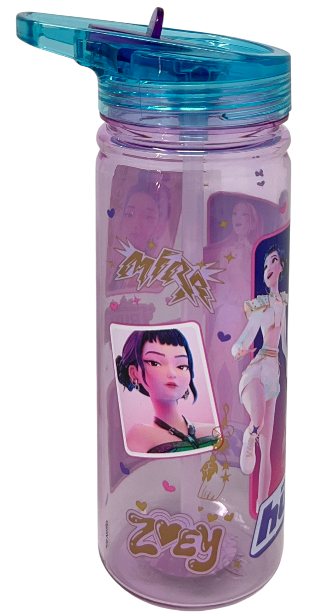 Borraccia Ecozen Huntrix K-Pop Demon Hunters in Tritan Bottiglia con Beccuccio Ripiegabile 580 Ml -86823