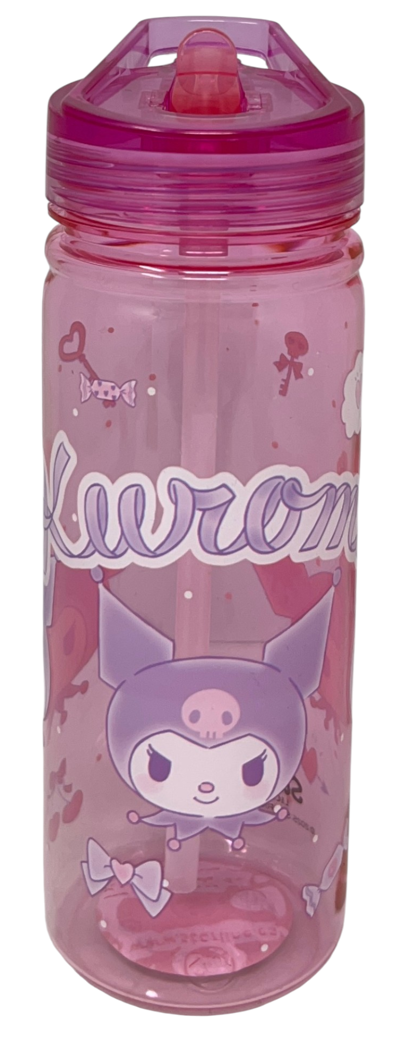 Borraccia Ecozen Kuromi Sanrio in Tritan Bottiglia con Beccuccio Ripiegabile 580 Ml -86695