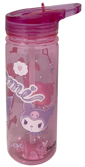 Borraccia Ecozen Kuromi Sanrio in Tritan Bottiglia con Beccuccio Ripiegabile 580 Ml -86695