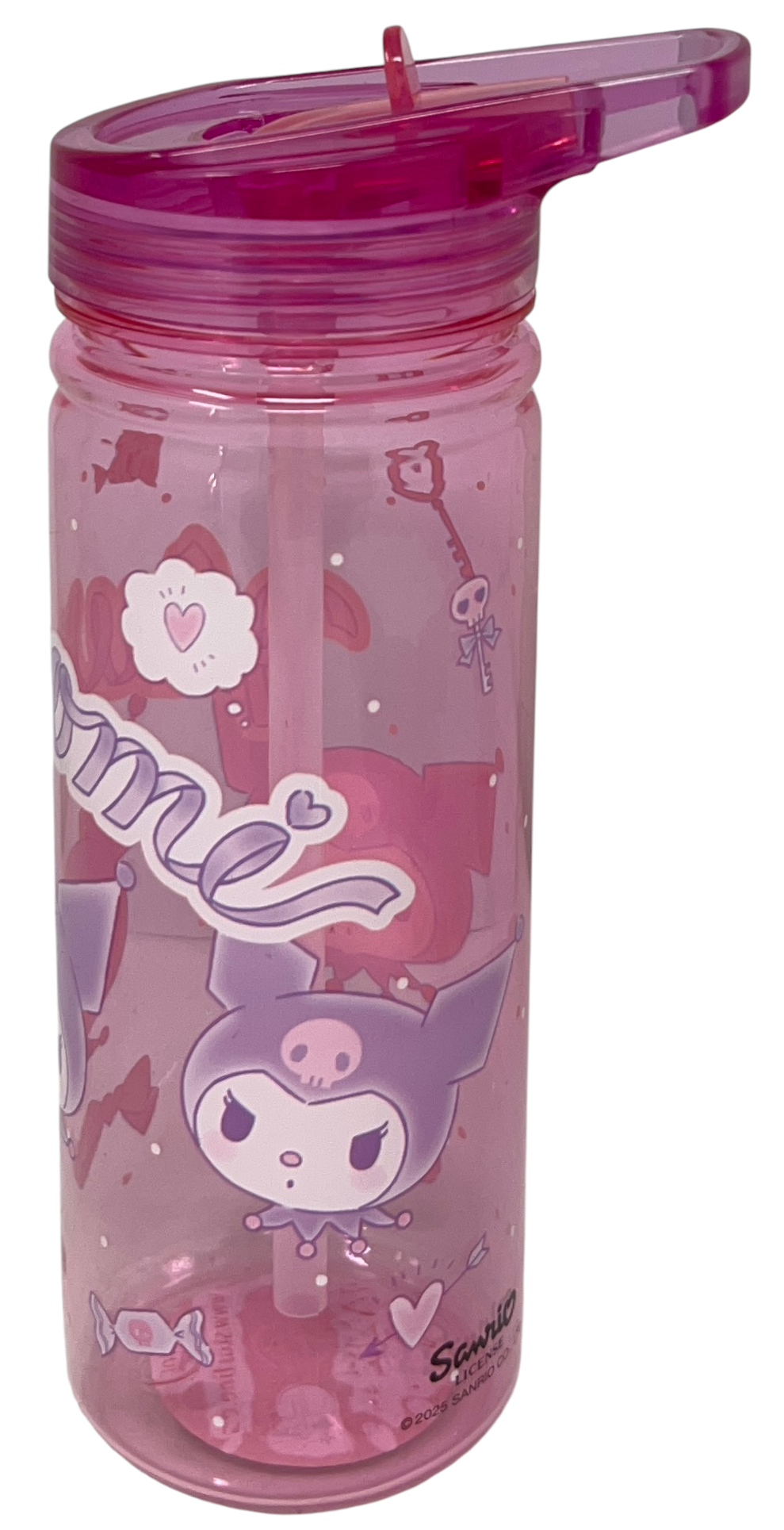 Borraccia Ecozen Kuromi Sanrio in Tritan Bottiglia con Beccuccio Ripiegabile 580 Ml -86695