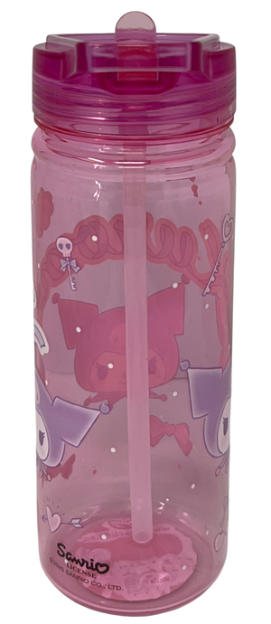 Borraccia Ecozen Kuromi Sanrio in Tritan Bottiglia con Beccuccio Ripiegabile 580 Ml -86695