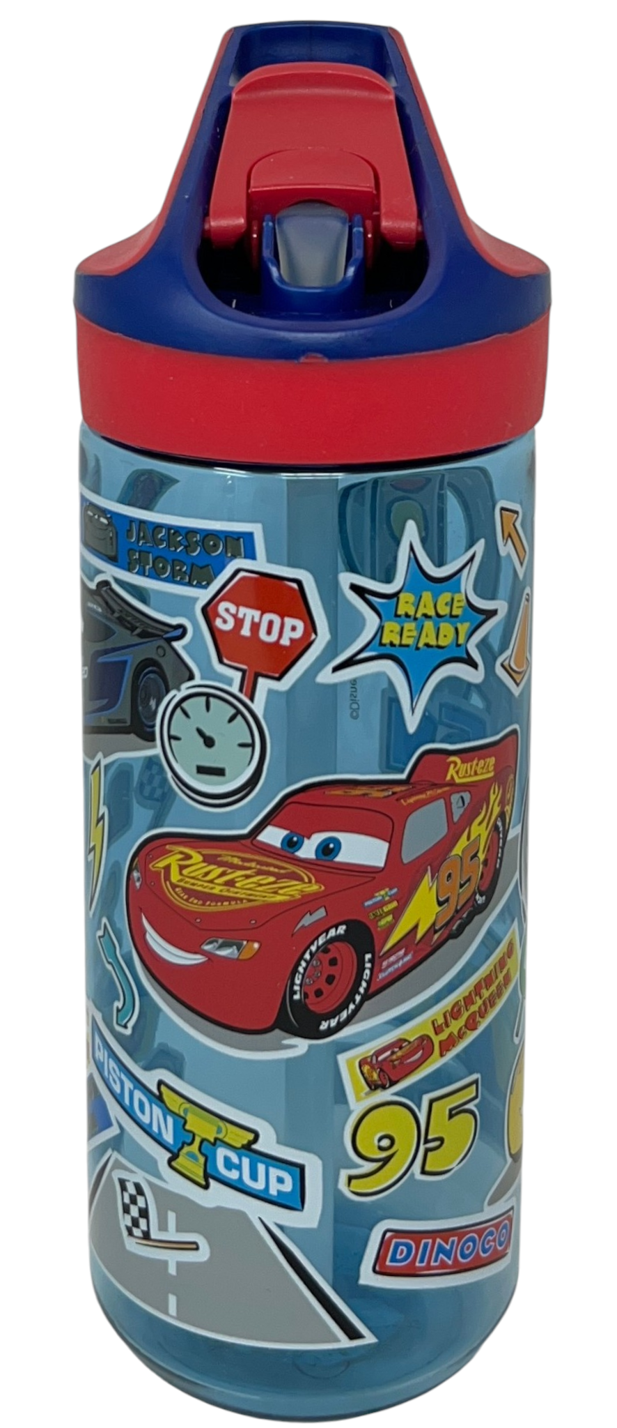 Borraccia Tritan Cars Bottiglia 620 Ml con Apertura Pop-Up - 86698