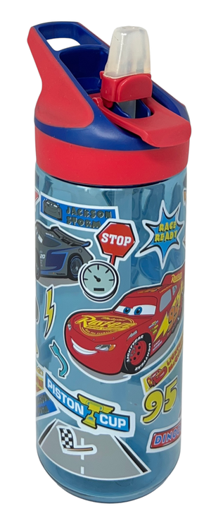 Borraccia Tritan Cars Bottiglia 620 Ml con Apertura Pop-Up - 86698