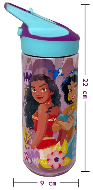 Borraccia Tritan Principesse DISNEY Bottiglia 620 Ml con Apertura Pop-Up -86705