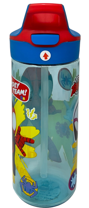 Borraccia Tritan Spidey Bottiglia 620 Ml con Apertura Pop-Up - 86708