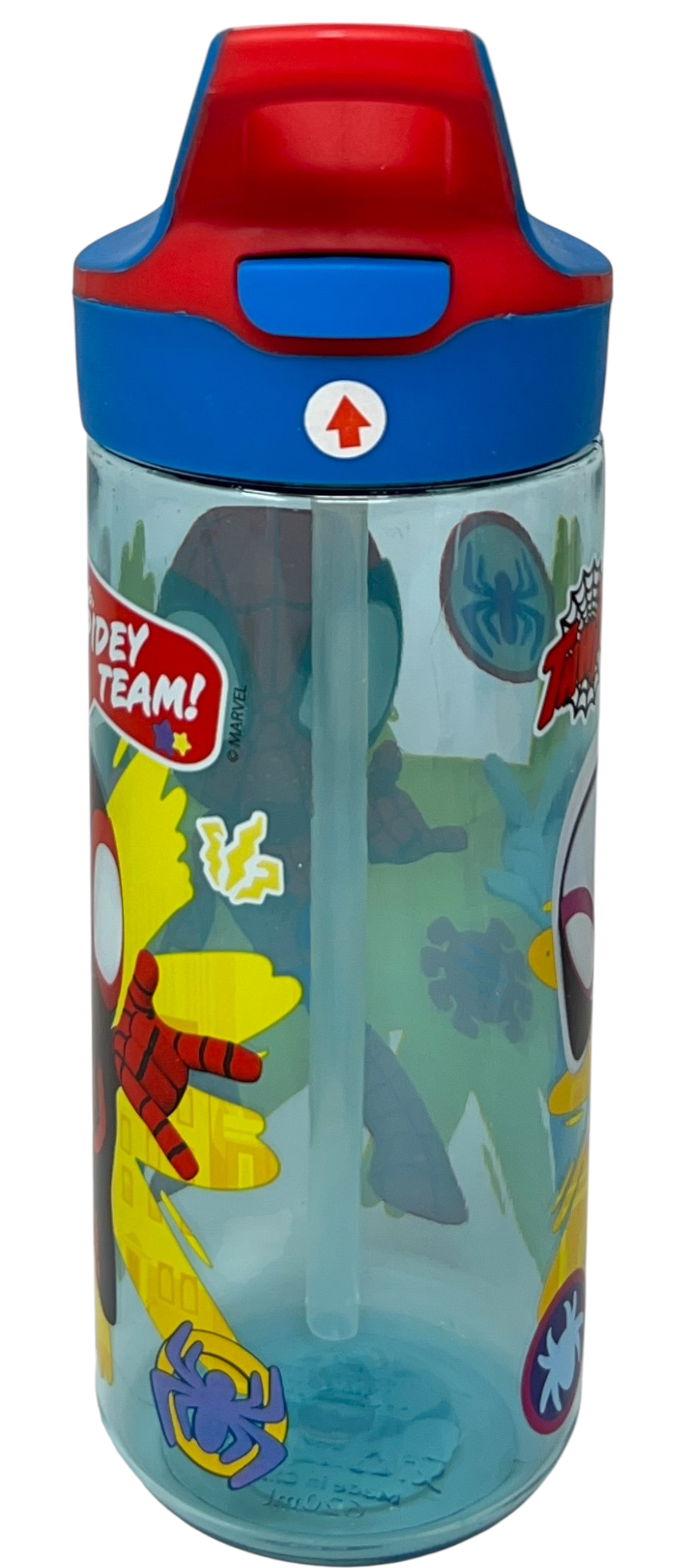 Borraccia Tritan Spidey Bottiglia 620 Ml con Apertura Pop-Up - 86708
