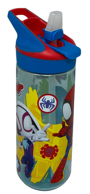 Borraccia Tritan Spidey Bottiglia 620 Ml con Apertura Pop-Up - 86708