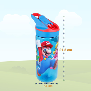 Borraccia Tritan Super Mario Bottiglia 620 Ml con Apertura Pop-Up - 86697