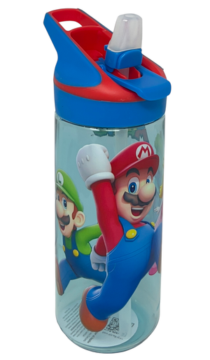 Borraccia Tritan Super Mario Bottiglia 620 Ml con Apertura Pop-Up - 86697