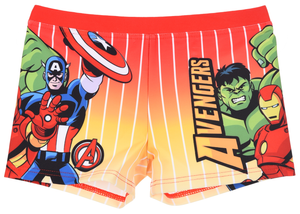 Costume da Bagno Avengers MARVEL Modello Parigamba Boxer Mare Piscina Bambino - Ez18108rosso