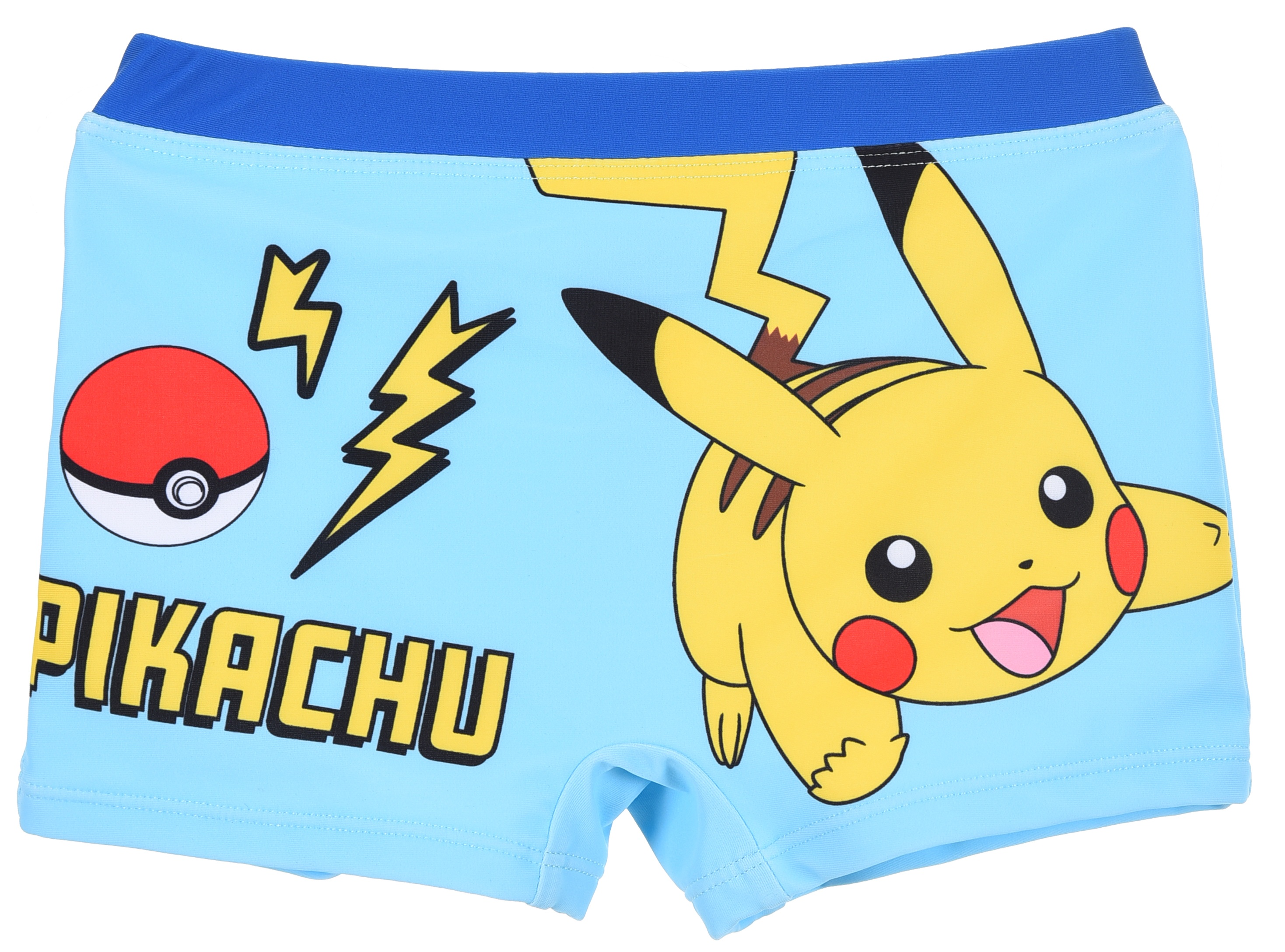 Costume da Bagno Pikachu Pokémon Modello Parigamba Boxer Mare Piscina Bambino - Ez18132celeste