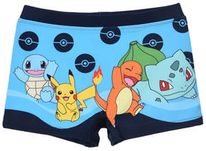 Costume da Bagno Pokémon Modello Parigamba Boxer Mare Piscina Bambino - Ez18133blu