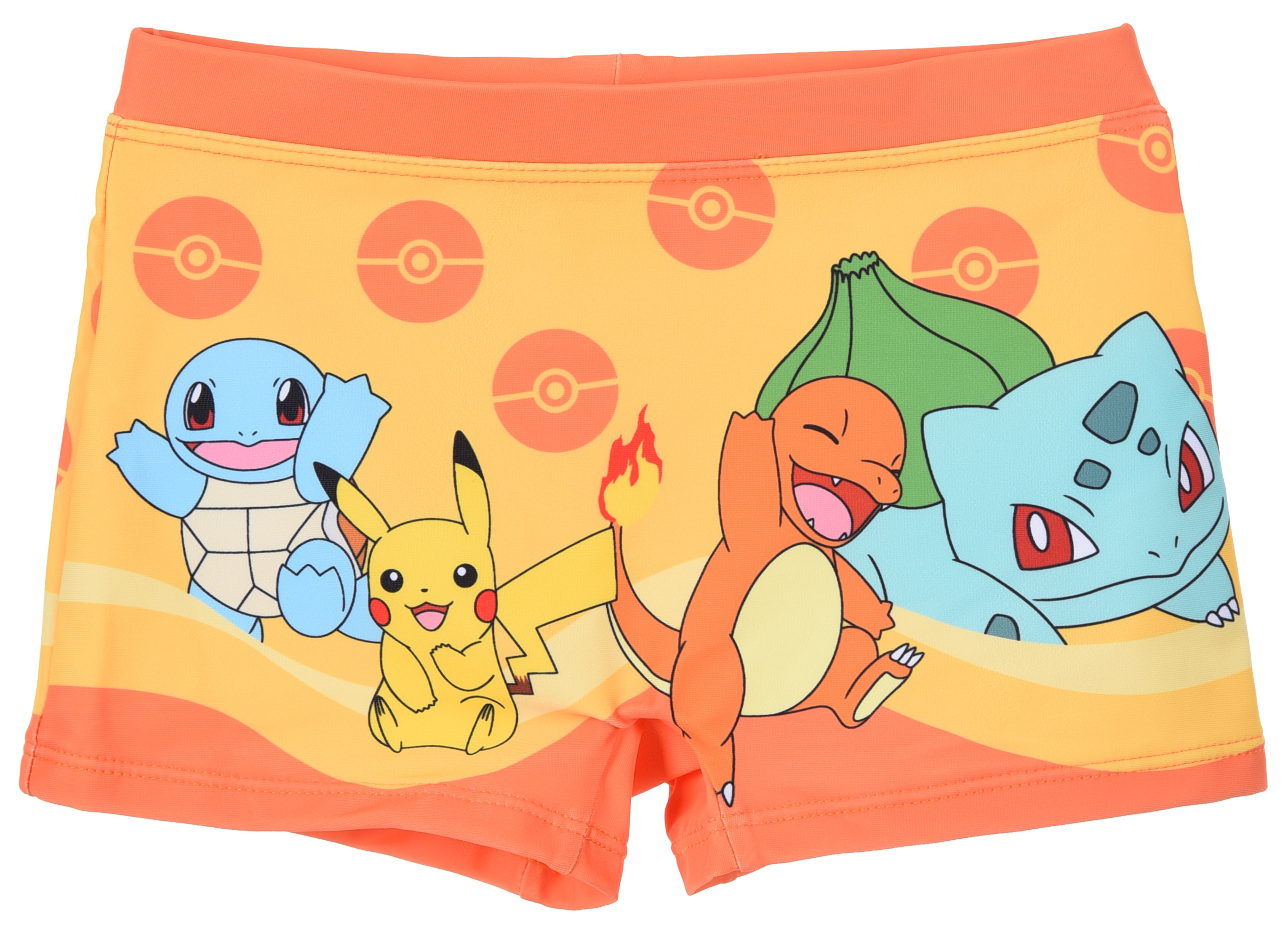 Costume da Bagno Pokémon Modello Parigamba Boxer Mare Piscina Bambino - Ez18133arancio