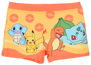 Costume da Bagno Pokémon Modello Parigamba Boxer Mare Piscina Bambino - Ez18133arancio