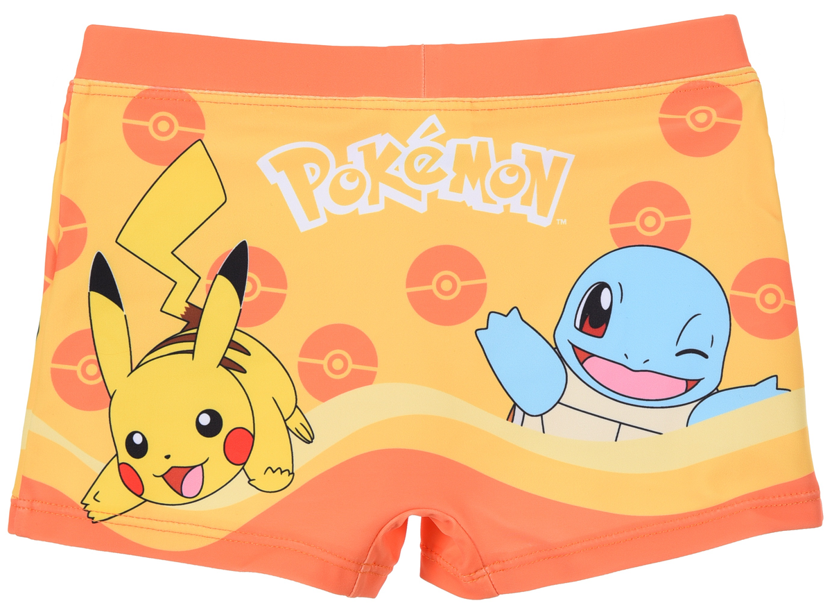Costume da Bagno Pokémon Modello Parigamba Boxer Mare Piscina Bambino - Ez18133arancio