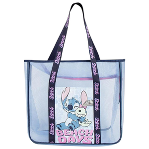 Borsa Mare Stitch DISNEY da Spiaggia Maxi Shopper Tempo Libero 62 CM con Manici - 5695