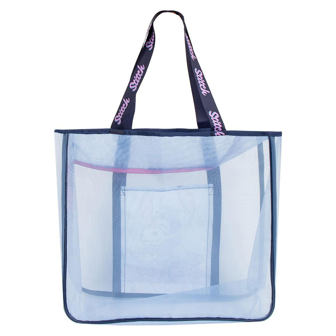 Borsa Mare Stitch DISNEY da Spiaggia Maxi Shopper Tempo Libero 62 CM con Manici - 5695
