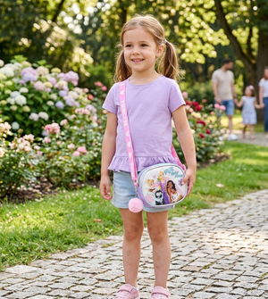 Borsa Passeggio Principesse DISNEY Glitter con Tracolla Regolabile - 6437