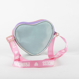 Borsa Passeggio Principesse DISNEY a Cuore Glitter con Tracolla Regolabile - 6434